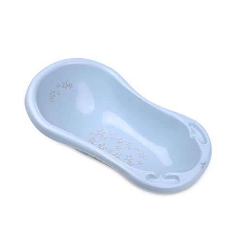 Cadita bebe Lorelli Little Stars, 84 x 48 x 30 cm, Albastru
