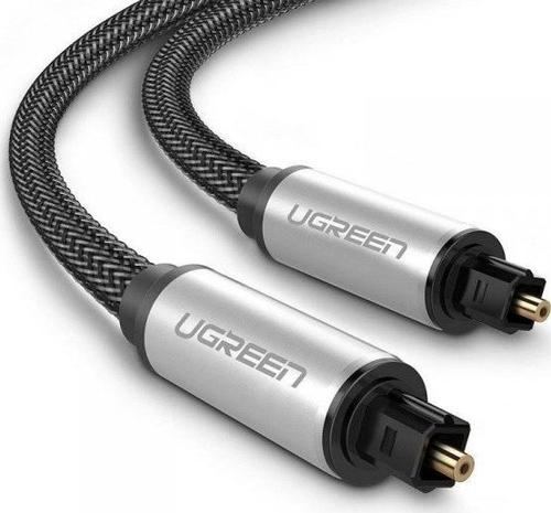 Cablu optic Ugreen 10539, Toslink - Toslink, 1m (Argintiu)