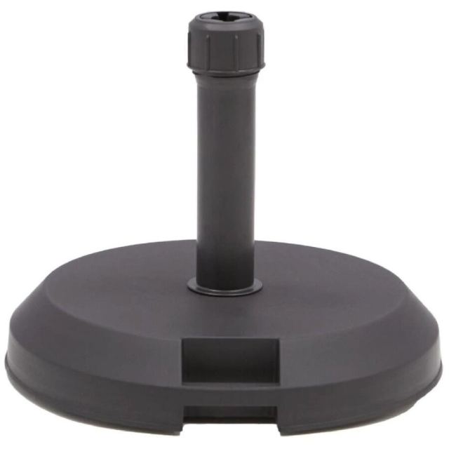 Naterial Suport umbrela terasa, beton, Ø 47 cm, H 9 cm, 29 kg, Negru