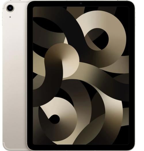 Tableta Apple iPad Air 5 (2022) Cellular, Procesor Apple M1 Octa-Core, IPS LED Capacitive touchscreen 10.9inch, 256GB Flash, 8GB, 12MP, Wi-Fi, 5G, Bluetooth, iOS (Auriu)