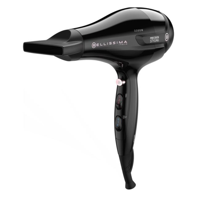 Imetec Uscator de par Imetec Bellissima S9, 8 setari, 2200W, Negru