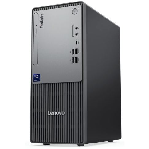 Lenovo Sistem desktop Lenovo ThinkCentre Neo 50t Gen 6 Tower, Procesor Intel Core Ultra 5 225, RAM 16GB, SSD 1TB, Intel Graphics, Windows 11 Pro, Negru