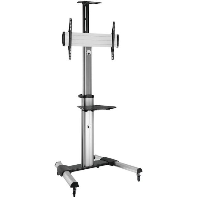 Stell Suport TV Stell, Reglabil, Inclinabil, 40-100, Metal, Argintiu