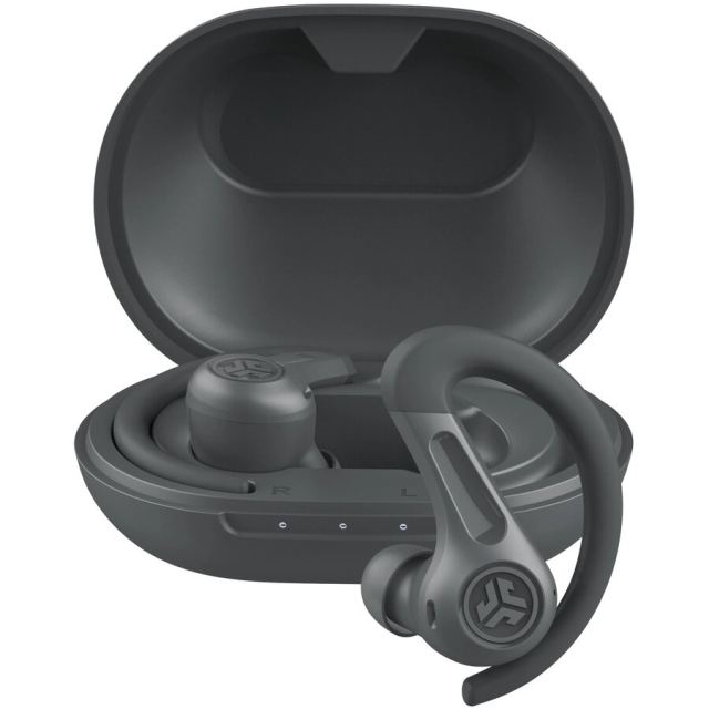 JLab Casti Alergare JLAB JBuds Sport ANC 4, True Wireless, Bluetooth, In-Ear, Microfon, Noise Cancelling, Negru