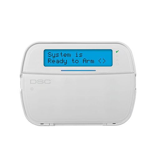 Tastatura LCD DSC NEO HS2LCD, 128 zone, 5 taste programabile, 1 terminal programabil