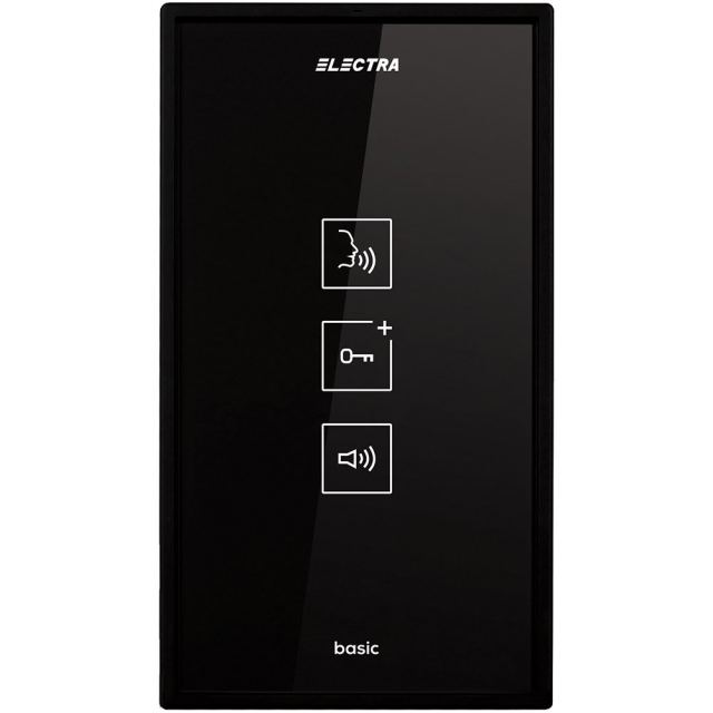 Post interior audio Electra IA.04N, analogic, semiduplex, aparent, negru