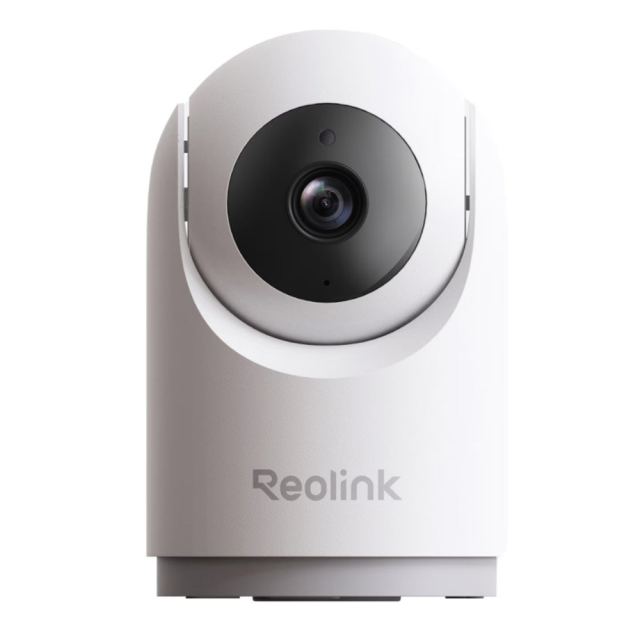 Camera supraveghere wireless rotativa IP WiFi 6 Reolink E321, 3 MP, IR 12 m, 4 mm, slot card, microfon si difuzor, detectie AI miscare/om/animal/plansete, auto-tracking, 2.4 GHz