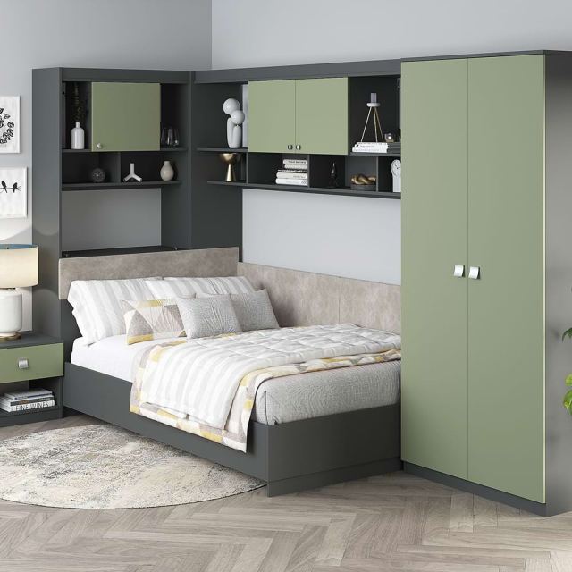 Dormitor tineret pe colt ALESSIO 3