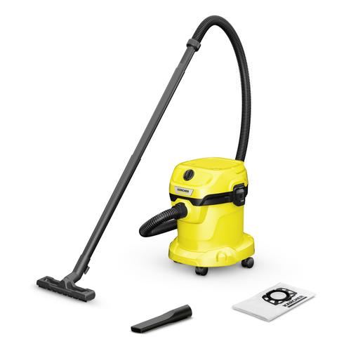 Aspirator umed uscat Karcher WD 2 Plus V-15/4/18, 1000 W, 15 L, 43l/s (Galben)