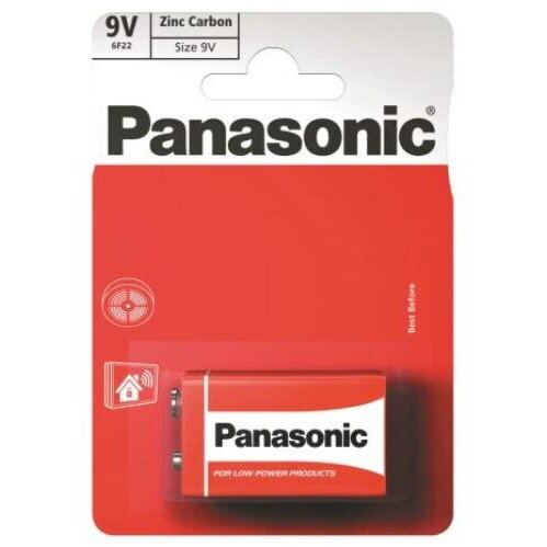 Panasonic Baterii Zinc Carbon Panasonic,  9V, 6F22RZ/1BP