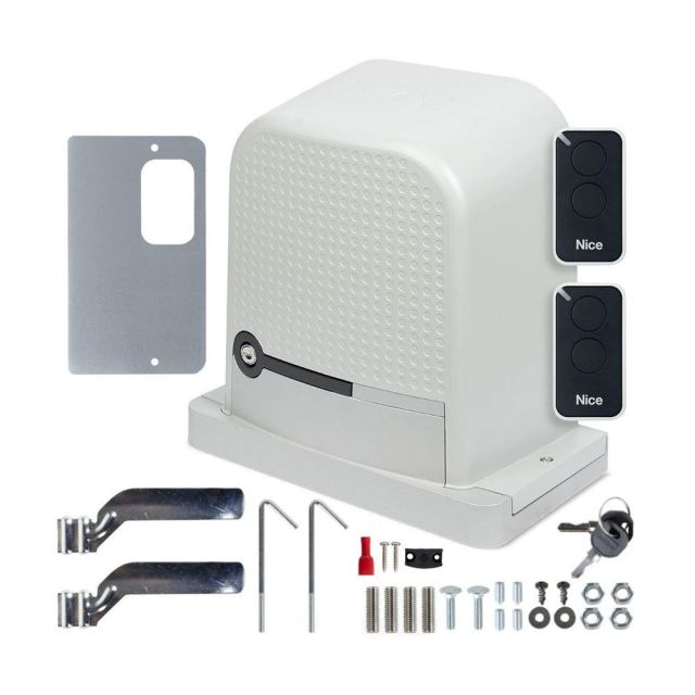 Kit poarta automatizare culisanta Nice ROBO 1000 RO1000KLTR00, 230V, 1000 kg, 12 m