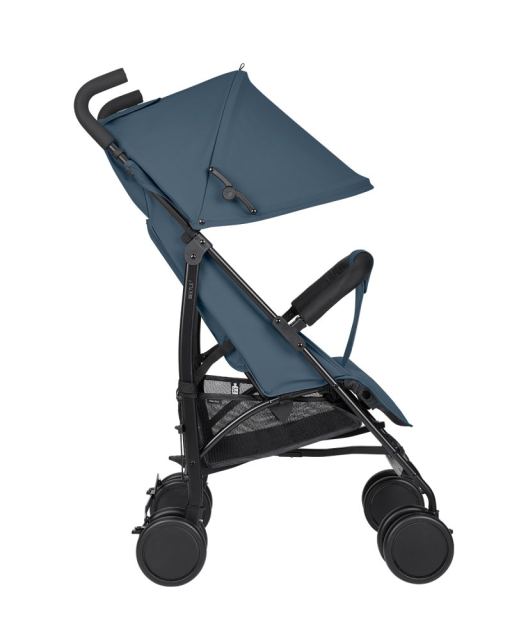 Carucior sport pentru copii KikkaBoo Beetle 2 Blue cu spatar reglabil,bara de protectie detasabila,pliere tip umbrel,copertina reglabila,roti pivotante detasabile,pana la 22kg