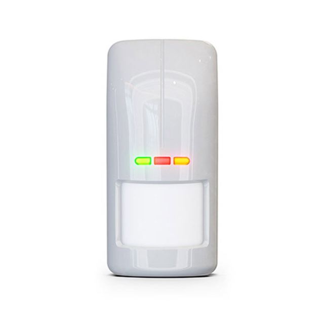 Detector de miscare exterior digital dual PIR si MW Satel OPAL PLUS GY, 15 m, 100 grade, senzor crepuscular, antimasking, creep zone, pet immunity 20 kg, gri