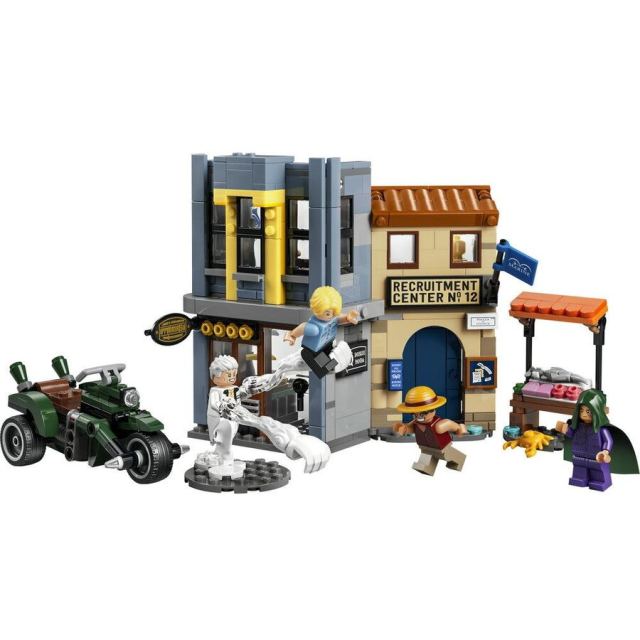 LEGO® Set de constructie ONE PIECE Infruntare cu capitanul Smoker 75642, 547 piese, varsta 9+ ani, Multicolor