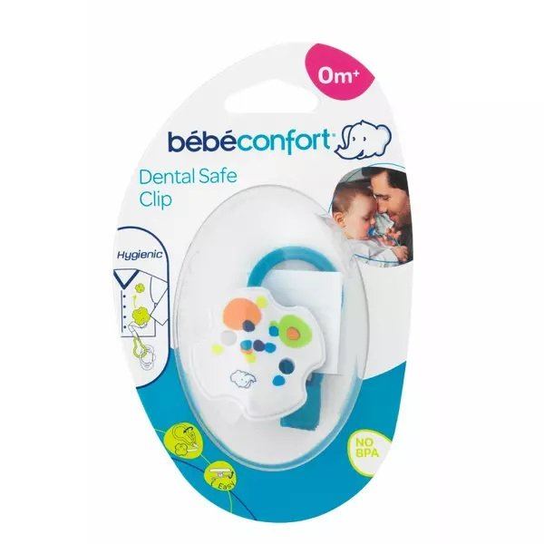 Lantisor suzeta in forma de X Bebe Confort Blue