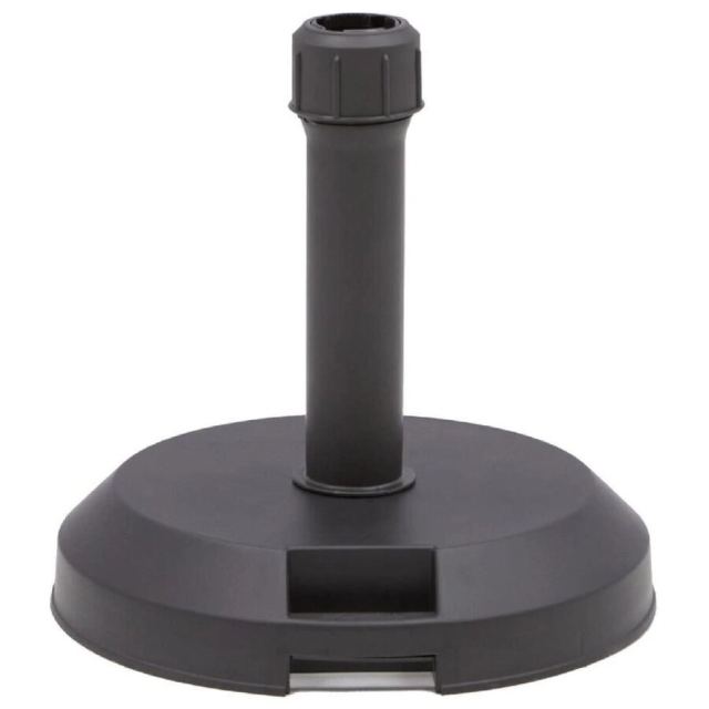 Naterial Suport umbrela terasa, beton, 18 kg, Ø 38.50 cm, H 8 cm, Negru