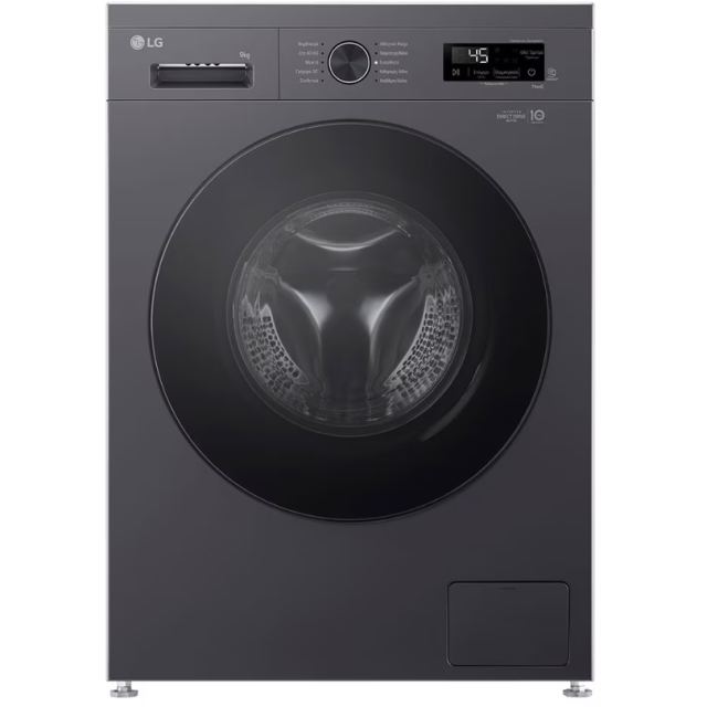 LG Masina de spalat rufe LG F4X1009NMB, clasa A, Incarcare frontala, Capacitate de spalare 9 kg, Adancime 55 cm, 1400 RPM, Negru
