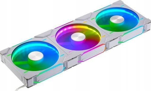 Ventilatoare Phanteks D30-140, 140mm, D-RGB, Set 3 bucati (Alb)