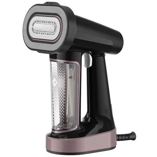Tefal Fier de calcat vertical Tefal Pure Force DT8765E0, 0.18 L, 1800 W, Rezervor 180 ml, 35 g/min, Negru/Auriu