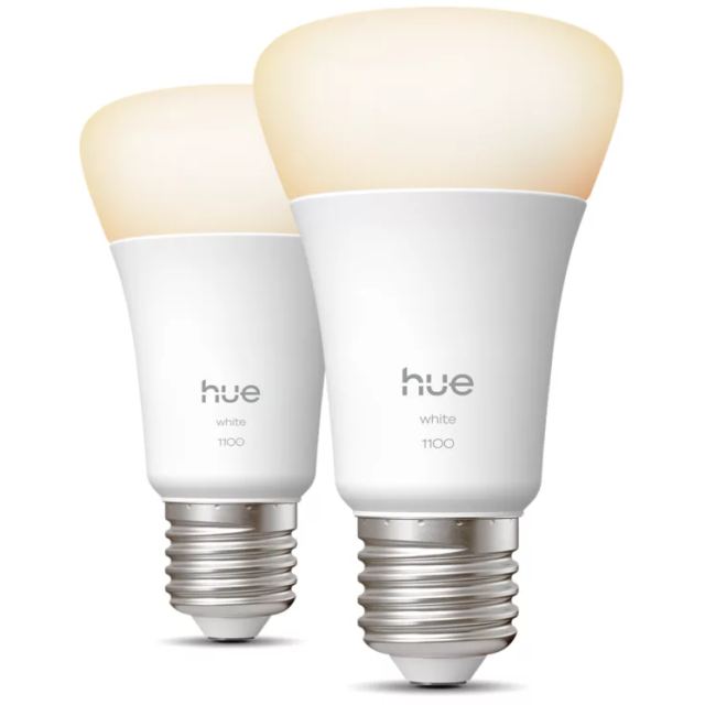 Philips Bec inteligent Philips Hue A19 E27, 1100 lm, 2700K, Bluetooth/Zigbee