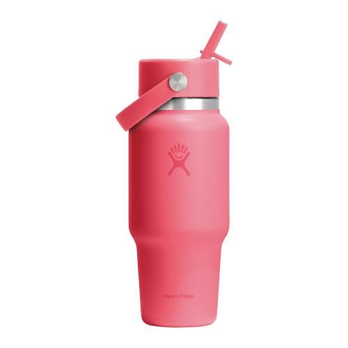 Sticla termos, inox, 710ml, Hydro Flask Wide Straw Popstar Pink
