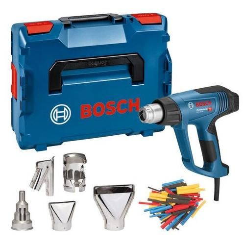 Suflanta cu aer cald BOSCH Professional GHG 23-66, 2300W, temperatura functionare 50-650 Celsius, debit aer 150-500 l/min, 5 duze, cutie L-BOXX
