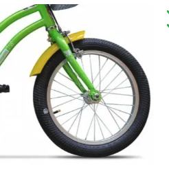 PEGAS Furca Bicicleta PEGAS Mezin 16 FK-MEZIN-GRN, 16 inch, verde, otel