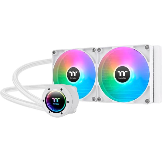 Thermaltake Cooler procesor Thermaltake TH280 V2, ARGB Sync Snow, 2x 140 mm