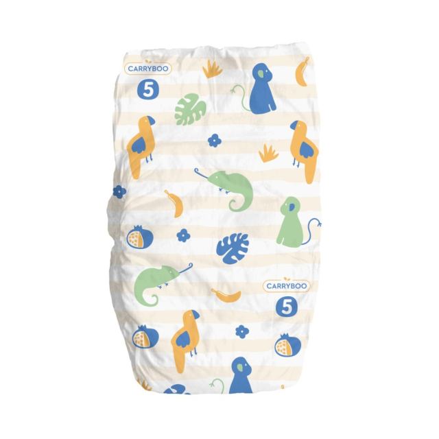 Scutece chilotel C5(12-18kg) ECO, marimea 5 Carryboo Nature 28 bucati
