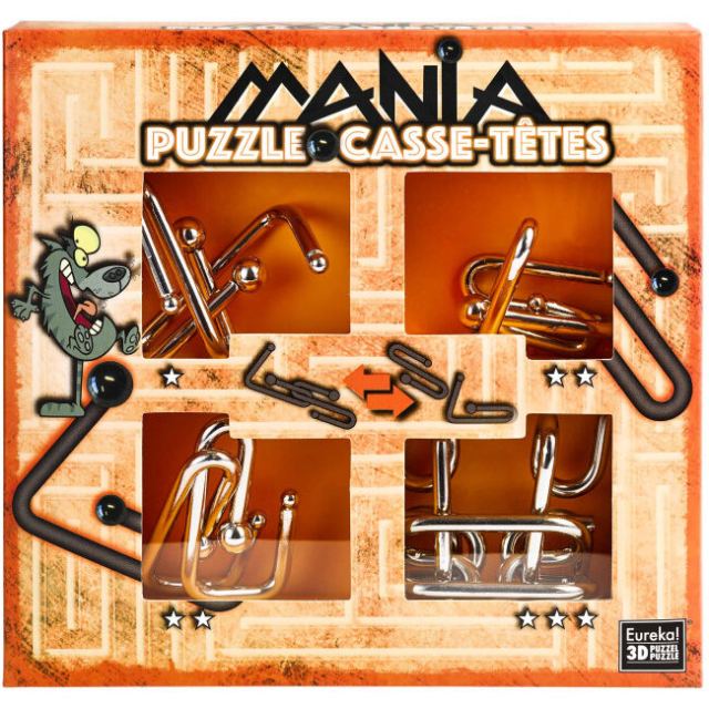 Eureka Puzzle Mania Casse-ttes Red - 473202