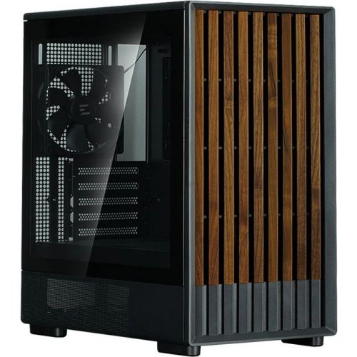 Zalman Carcasa PC Zalman P10 NAMU, mATX, Mini Tower, Sticla temperata, Fara sursa, 9 ventilatoare compatibile, 3 incluse, Negru