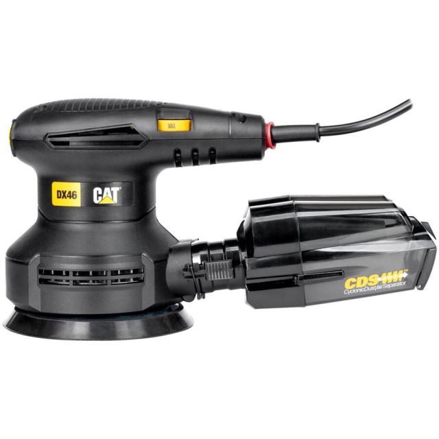 CAT Slefuitor orbital cu excentric CAT DX46, putere variabila max 400W, diametru baza 125 mm, viteza 5000-14000RPM, colector praf ciclonic