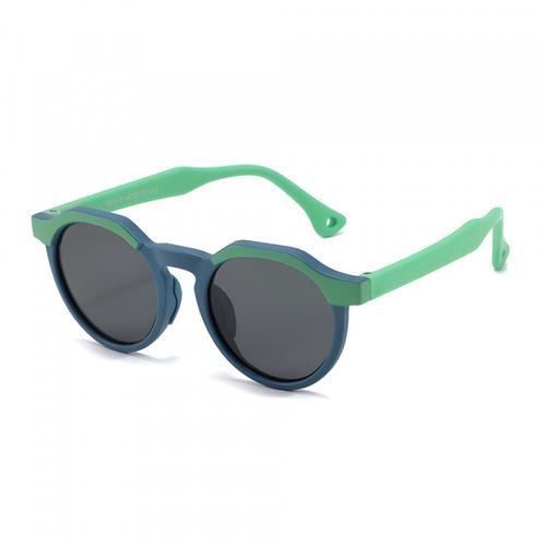 Ochelari De Soare Copii Techsuit 601, Polarizati, Protectie UV, Verzi/Albastrii
