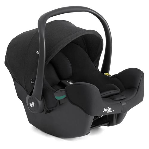 Scoica auto Joie i-Snug 2 Raven, cu tetiera reglabila, 40-75 cm, testata ADAC si certificata R129, Negru