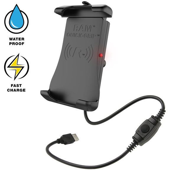 RAM&nbsp;MOUNTS RAM® Quick-Grip™ 15W suport de incarcare wireless rezistent la apa cu bila