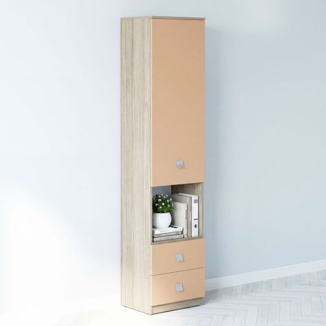 Biblioraft LINEA 45, 1 Usa, 2 Sertare