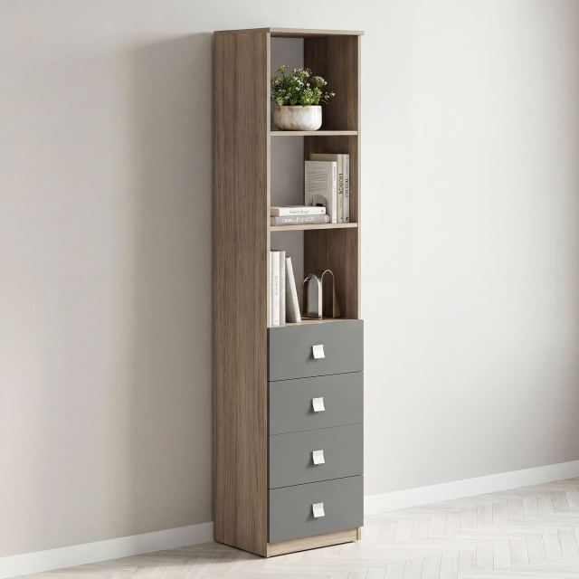 Biblioraft LINEA 45, 4 Sertare