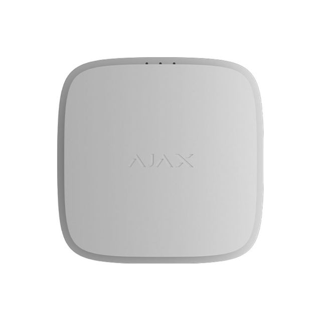 Detector de fum wireless adresabil Ajax FireProtect, EN54, 868.0 - 922.0 MHz, tamper, alb