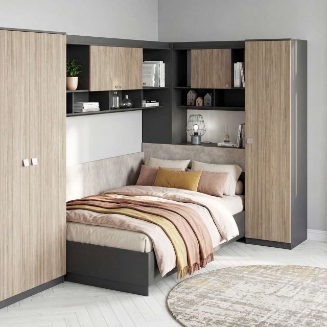 Dormitor pe colt tineret ALESSIO 4