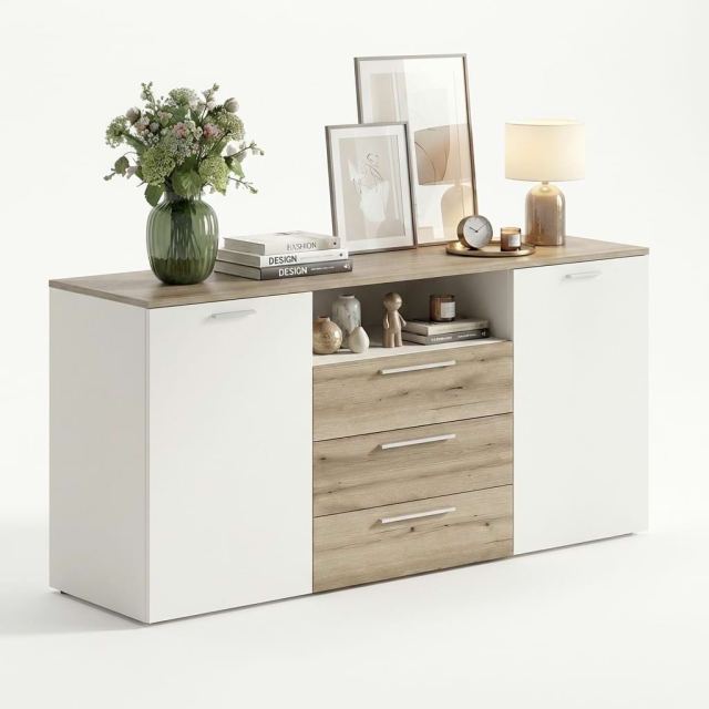 Comoda TV living ARONA, 2 usi 3 sertare