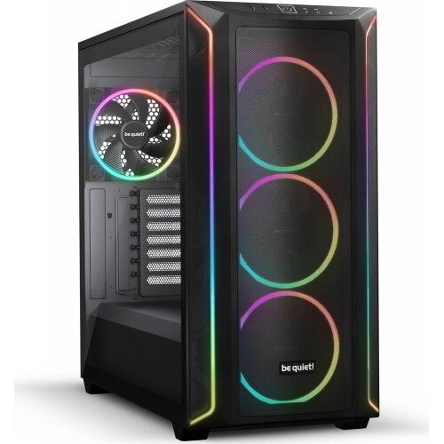 Be&nbsp;quiet! Carcasa PC Be quiet Shadow Base 800 FX, Middle Tower, Sticla temperata, Fara sursa, ARGB, 8 ventilatoare compatibile, 4 incluse, Negru