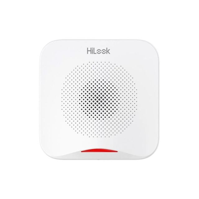 Sirena alarma de interior wireless Hikvision HiLook ALARM-S201-WE, 868.6Mhz, pana la 1600m, 4x baterie AA, LED rosu