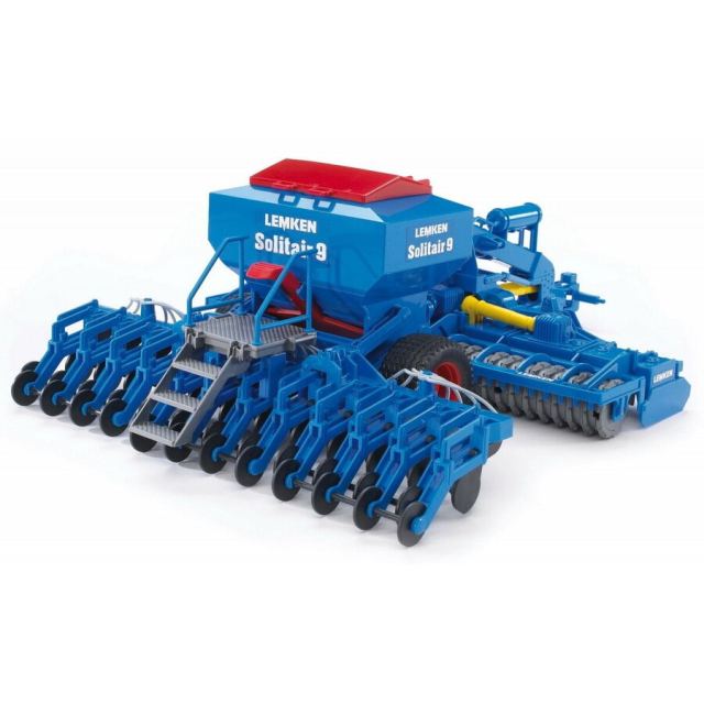 BRUDER Combina de semanat BRUDER Seedbed cultivator Compact Solitair, Scara 1:16, Compatibil cu tractoare Bruder