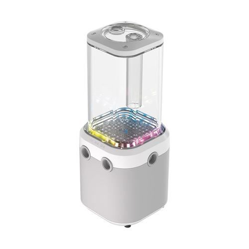 Rezervor penru pompa Corsair iCUE XD6 RGB Elite Combo, 22 LED-uri ARGB (Alb)