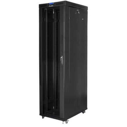 LANBERG Cabinet Rack Lanberg FF01-8047-12BL, Free-standing, 19 inch, 47U, dimensiuni 800x1000 mm, Negru
