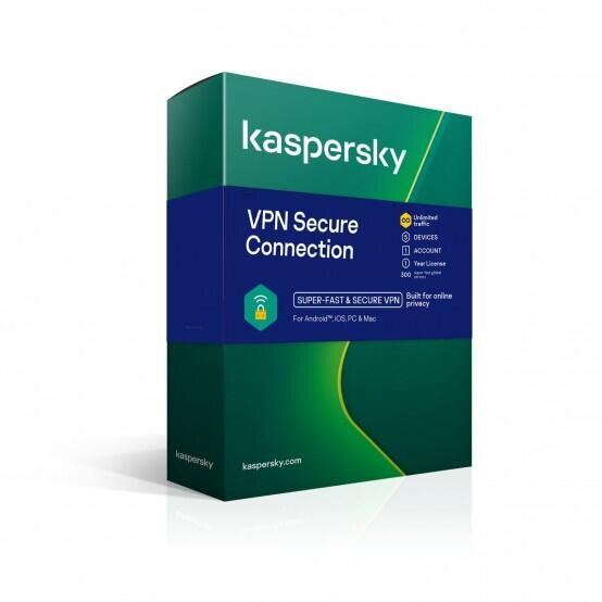 Kaspersky Antivirus Kaspersky Secure Connection, 5 dispozitive, 1 user, valabilitate 1 an