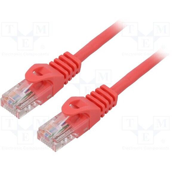 LANBERG Lanberg Patchcord RJ45 cat. 6 UTP 2m , rosu