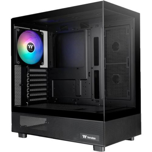 Thermaltake Carcasa PC Thermaltake View 270, Middle Tower, Sticla temperata, Fara sursa, 9 ventilatoare compatibile, 1 inclus CT140 ARGB, Negru