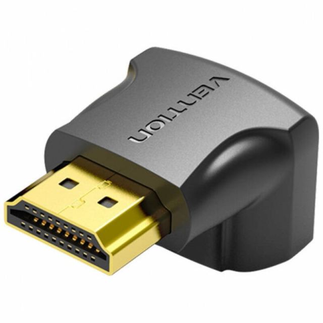 Vention Adaptor Video Vention Angled AINB0, HDMI - HDMI, 4K UHD (3840 x 2160) la 60 Hz, Negru