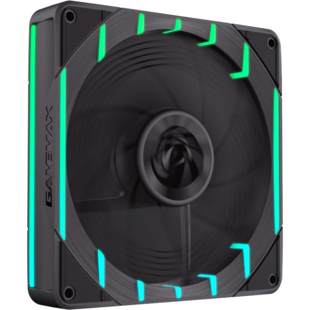 Gamemax Ventilator carcasa Gamemax TORNADO T14 ARGB-R, 140mm, ARGB, PWM, Reverse Blade